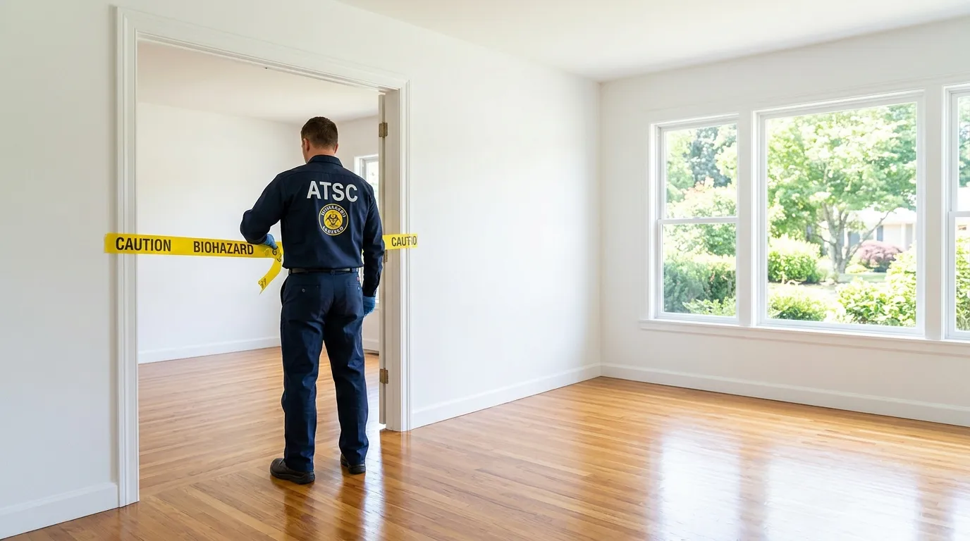 Certified biohazard cleanup crew performing Crime Scene Cleanup in Allapattah